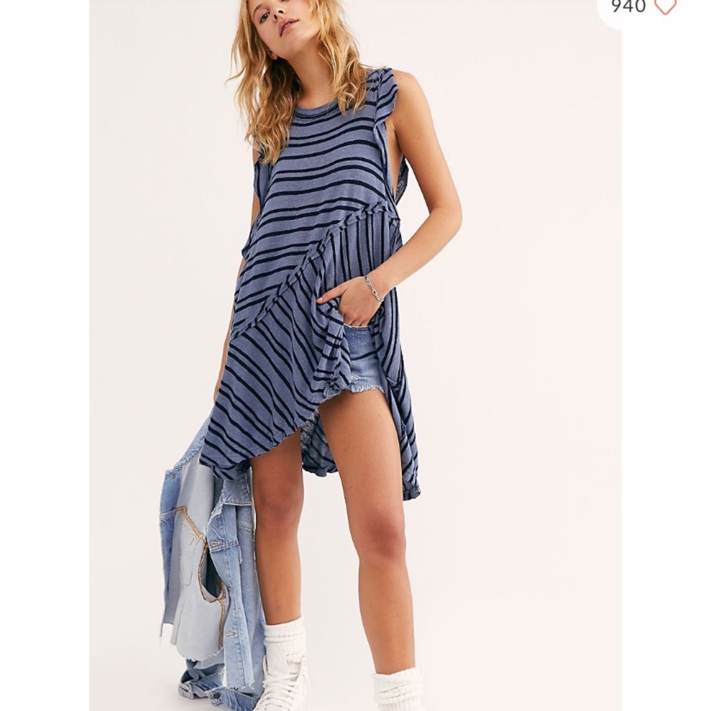 Free People Between the Lines Tunic